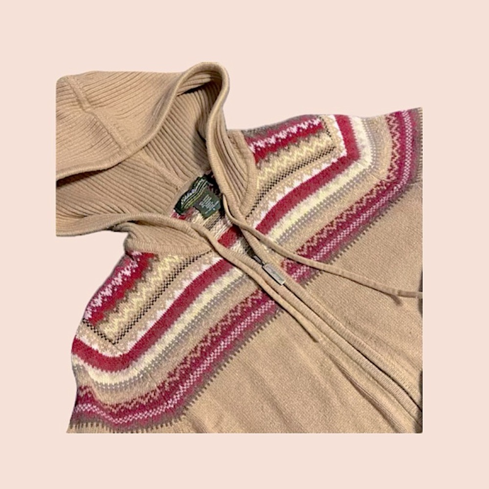 VINTAGE EDDIE BAUER ANGORA BLEND FAIRISLE JACKET 🪵